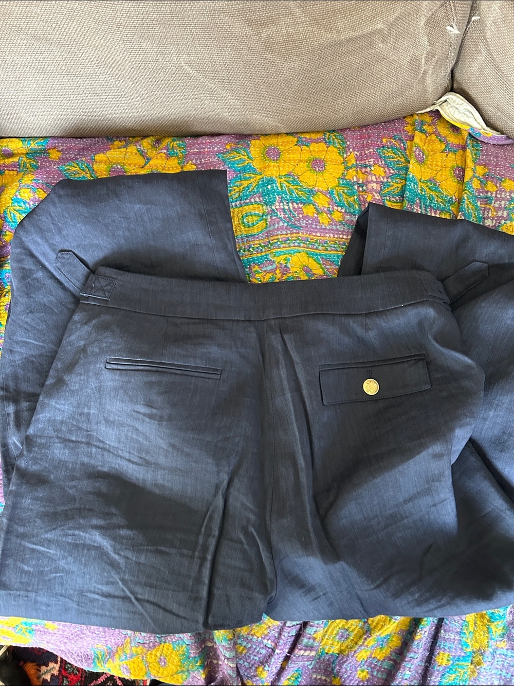 NWOT J. Crew Collection side-tab trouser in Italian linen blend - Picture 6 of 7